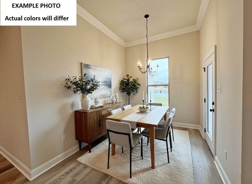 Furnished interior view inside a new home in Sentinel Ridge, Pace (Image 4). Furnished interior view inside a new home in Sentinel Ridge, Pace (Image 4).