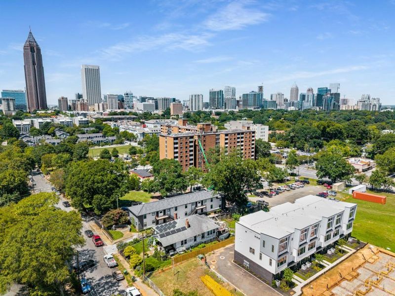 Front exterior of a new home in , Atlanta, GA, highlighting curb appeal (Image 20). Front exterior of a new home in , Atlanta, GA, highlighting curb appeal (Image 20).