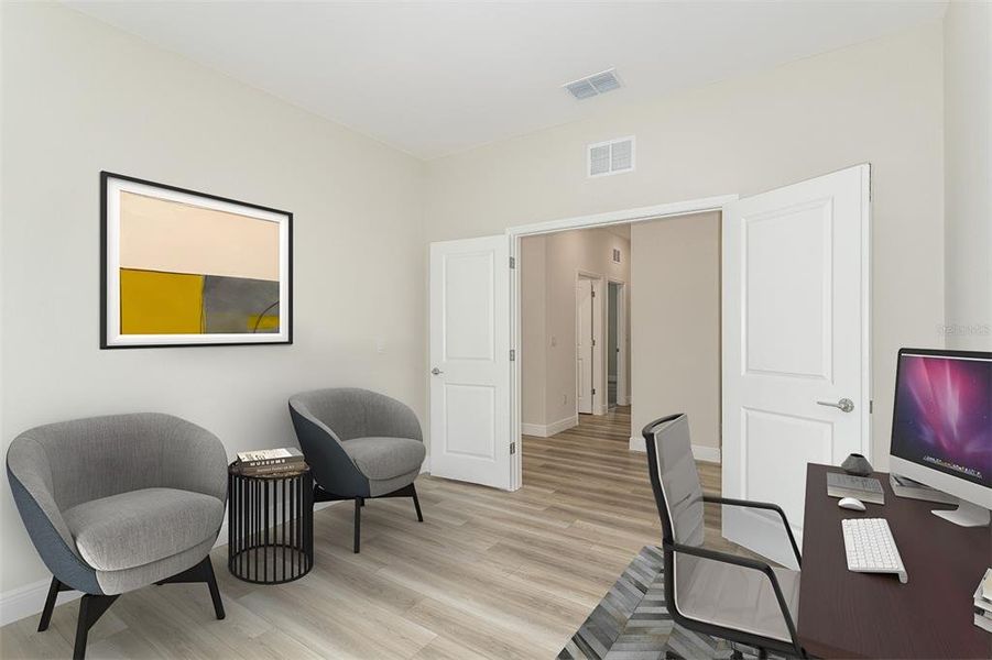 Furnished interior view inside a new home in Pasadena Woods, Dade City (Image 9). Furnished interior view inside a new home in Pasadena Woods, Dade City (Image 9).