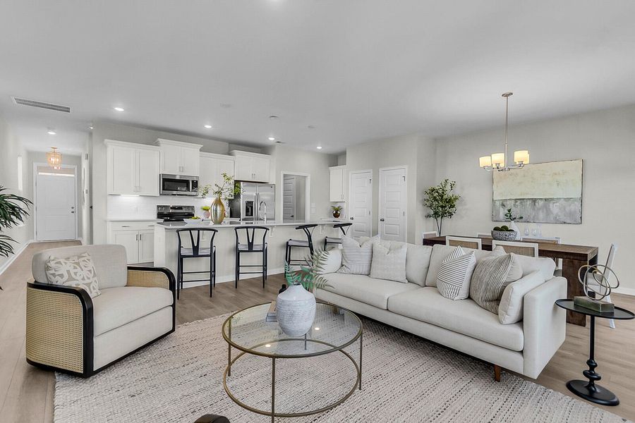 Furnished interior view inside a new home in Pineland Preserve, Summerville (Image 16).