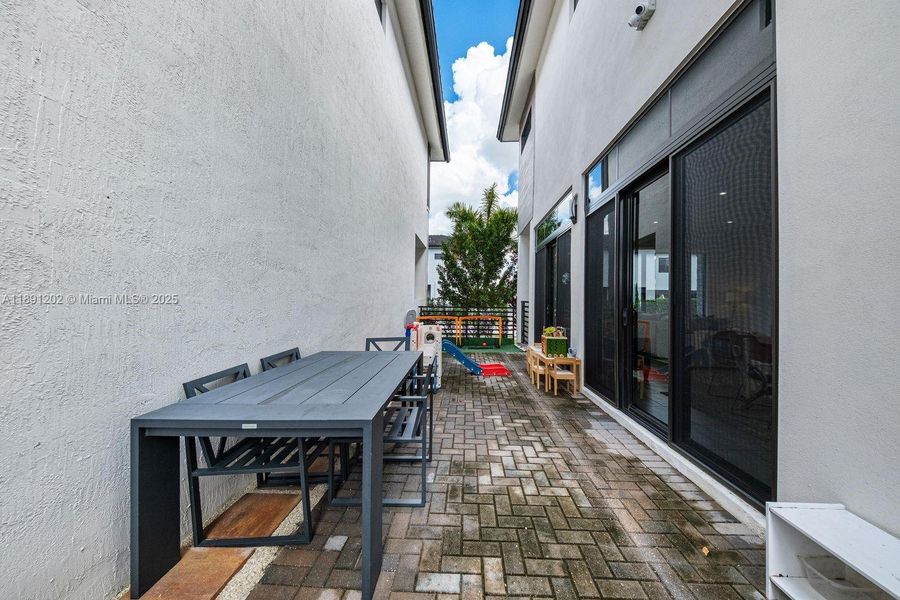Exterior details and patio area of a home in , Doral (Image 19). Exterior details and patio area of a home in , Doral (Image 19).