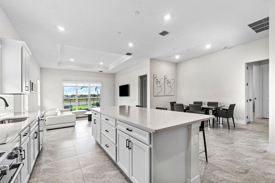 Furnished interior view inside a new home in Avondale at Avenir, Palm Beach Gardens (Image 42).