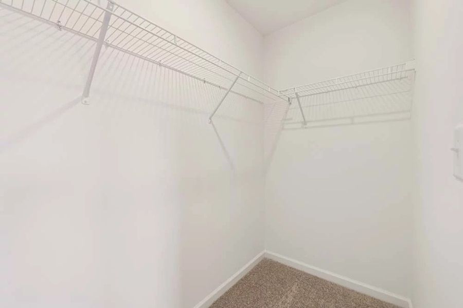 Sample Photo: Bedroom Four Walk-In Closet Sample Photo: Bedroom Four Walk-In Closet