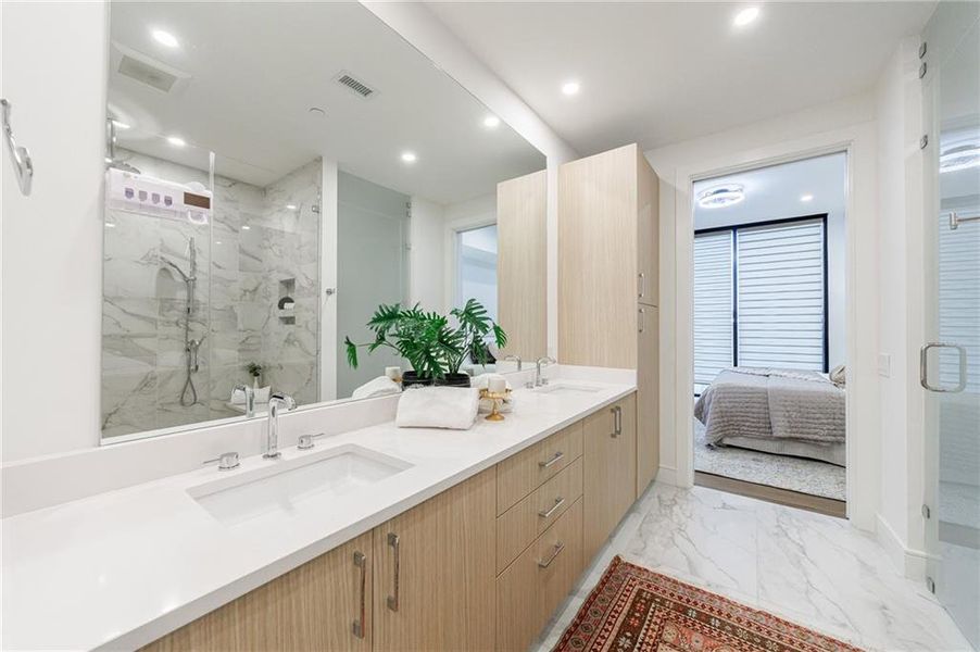 Furnished interior view inside a new home in The Dillon Buckhead, Atlanta (Image 19).