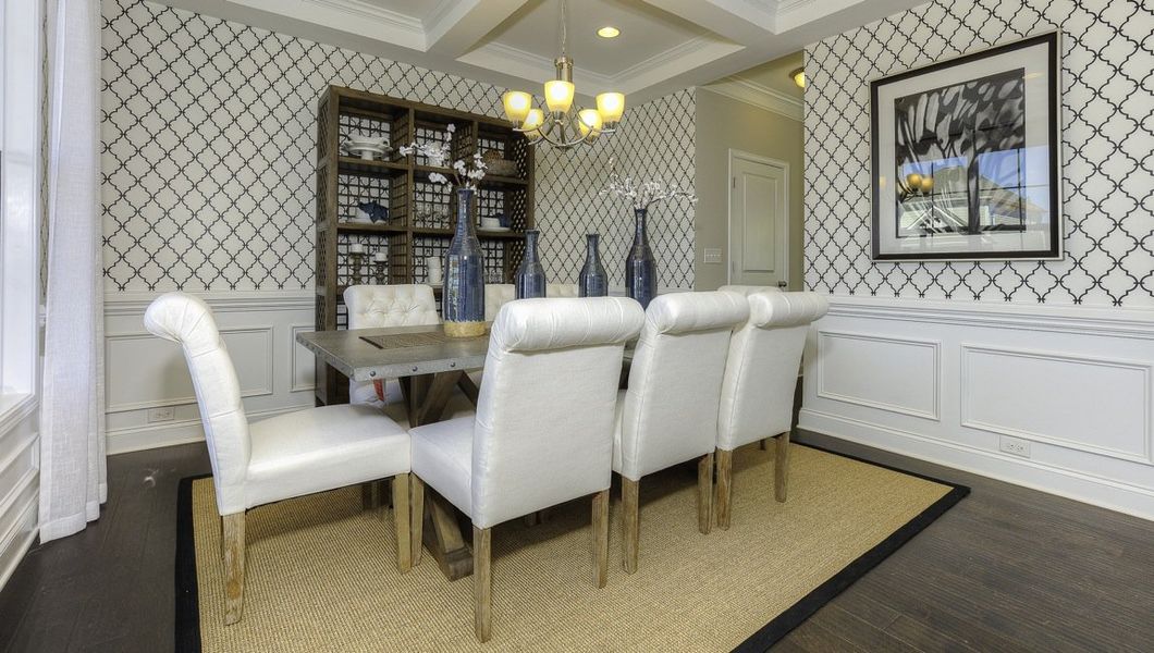 Representative furnished interior of a home built from the Verwood by D.R. Horton in Chumley Estates, Reidville (Image 11).