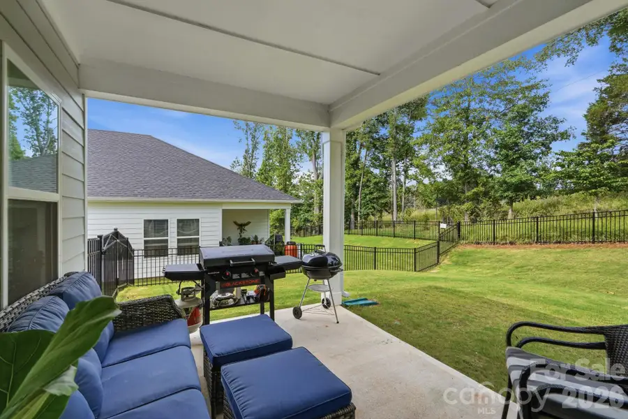 Exterior details and patio area of a home in , Charlotte (Image 28).