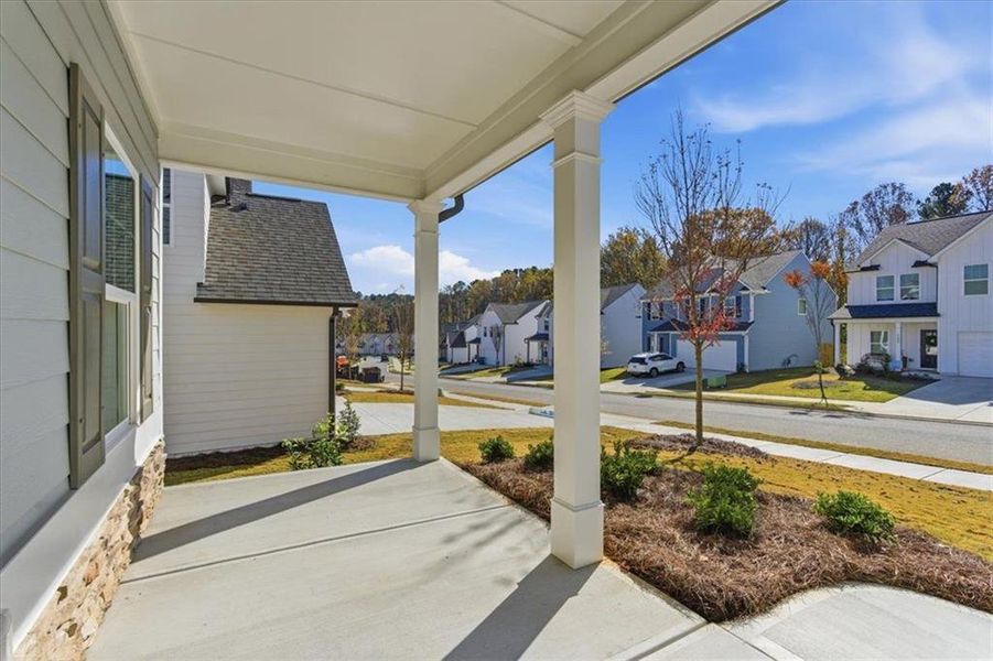 Exterior details and patio area of a home in , Canton (Image 3).