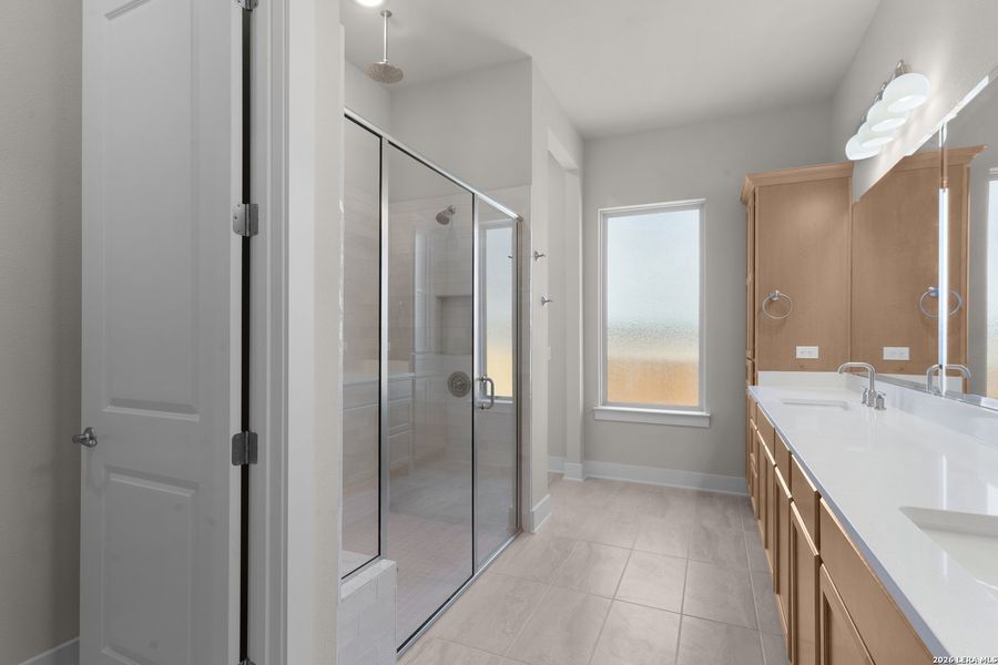 Furnished interior view inside a new home in Davis Ranch, San Antonio (Image 9).