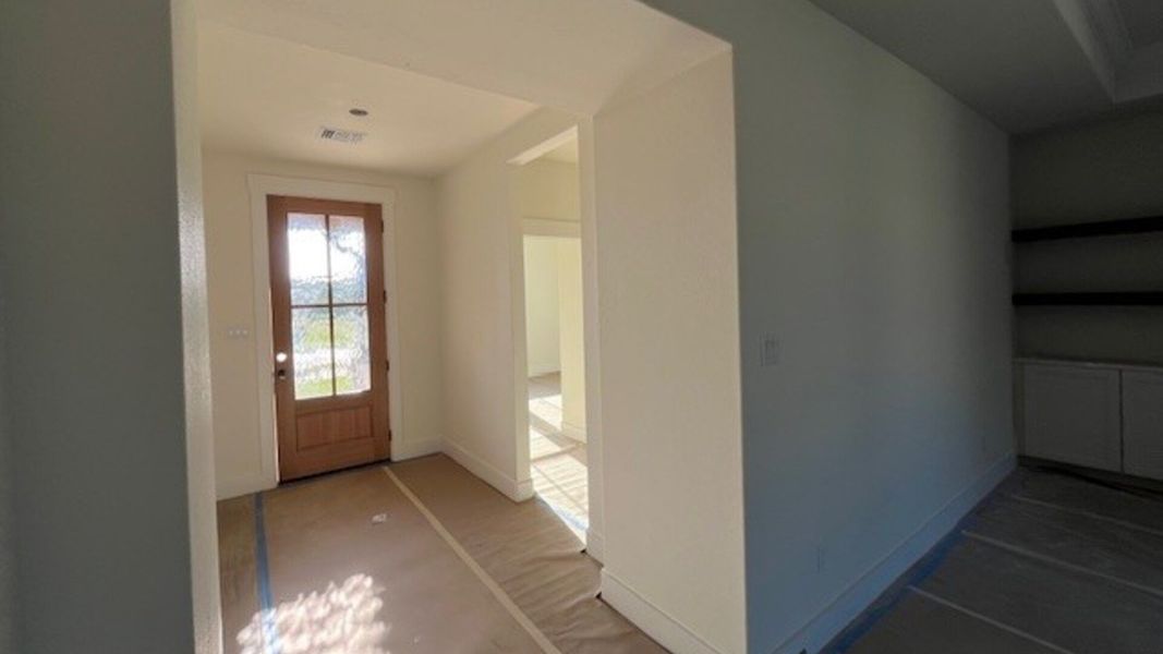 In-progress construction of a new home in Lakeside at Millican Reserve, College Station, TX (Image 14).