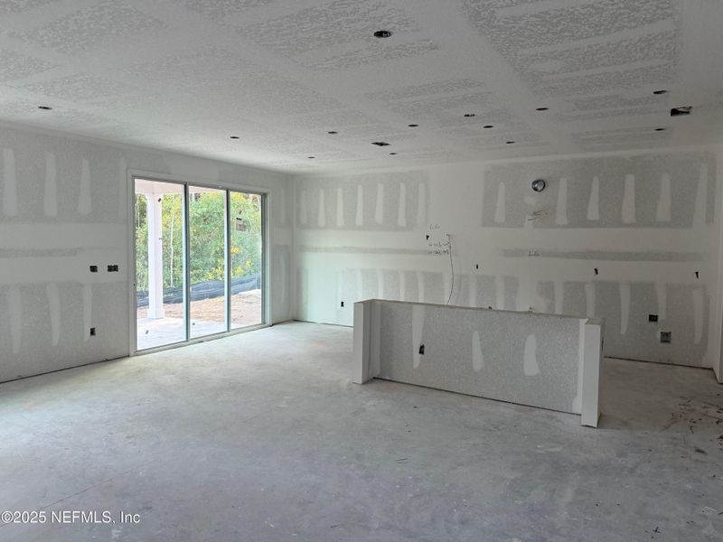 In-progress construction of a new home in The Preserve at Concourse Crossing, Fernandina Beach, FL (Image 3).