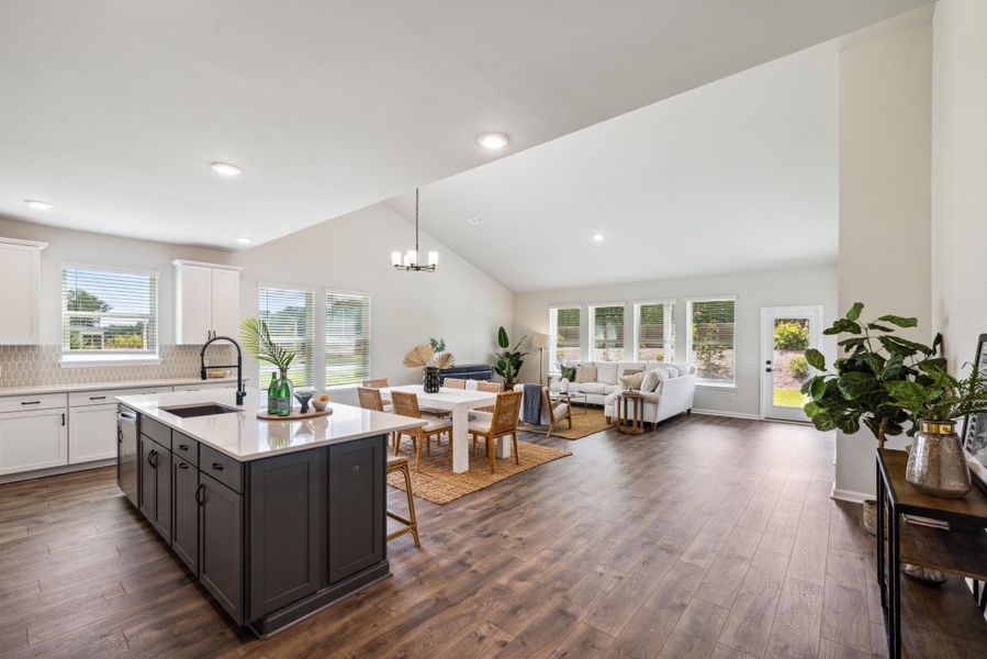 Representative furnished interior of a home built from the Juniper Ii by Beazer Homes in The Oaks, Goose Creek (Image 9).