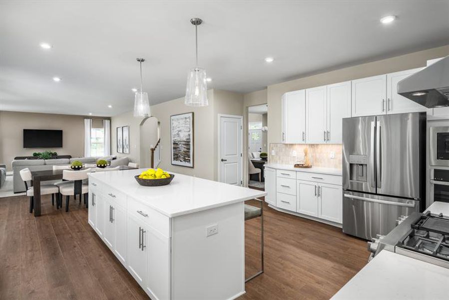 Representative furnished interior of a home built from the Corsica by Ryan Homes in Muirwood, Murfreesboro (Image 6).