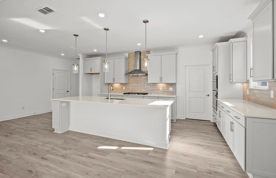 Furnished interior view inside a new home in Carolina Riverside, Belmont (Image 10).