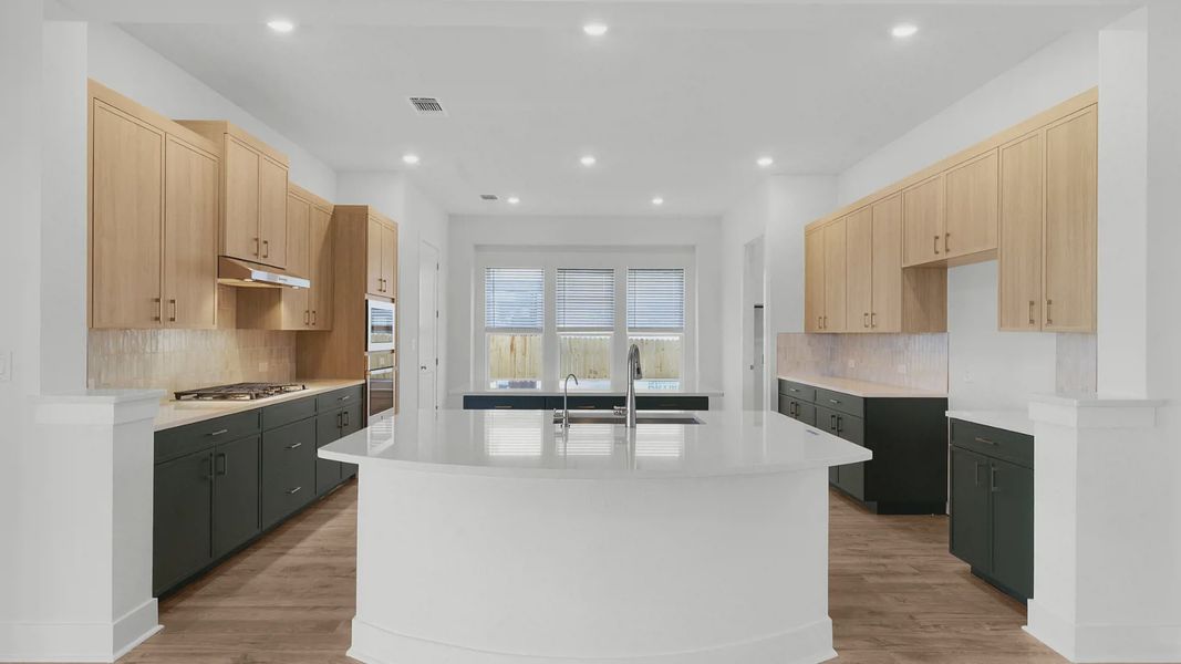Representative furnished interior of a home built from the Archer by Chesmar Homes in Santa Rita Ranch, Liberty Hill (Image 7).