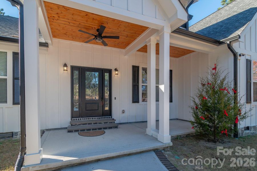 Exterior details and patio area of a home in , Pageland (Image 28).
