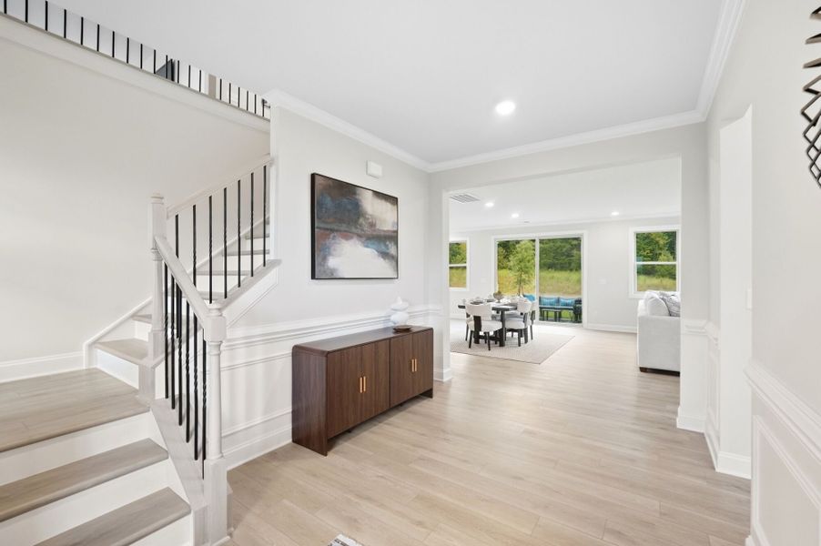 Furnished interior view inside a new home in Blair Place, Monroe (Image 3).