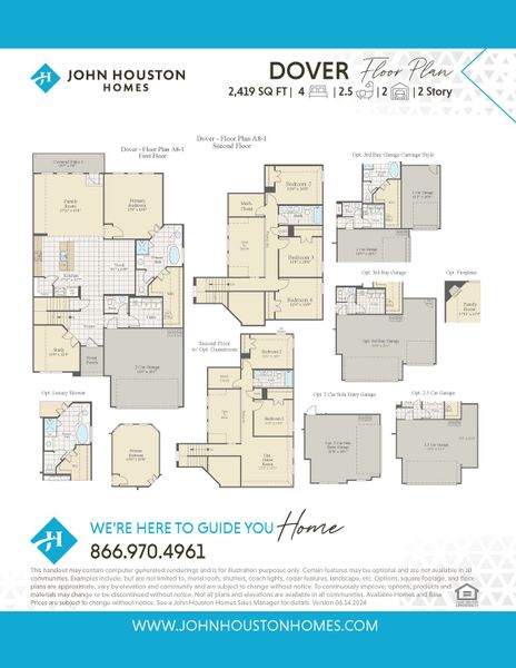 2D floor plan layout for the Dover by John Houston Homes in Vista Point, Grandview, TX (Image 2). 2D floor plan layout for the Dover by John Houston Homes in Vista Point, Grandview, TX (Image 2).