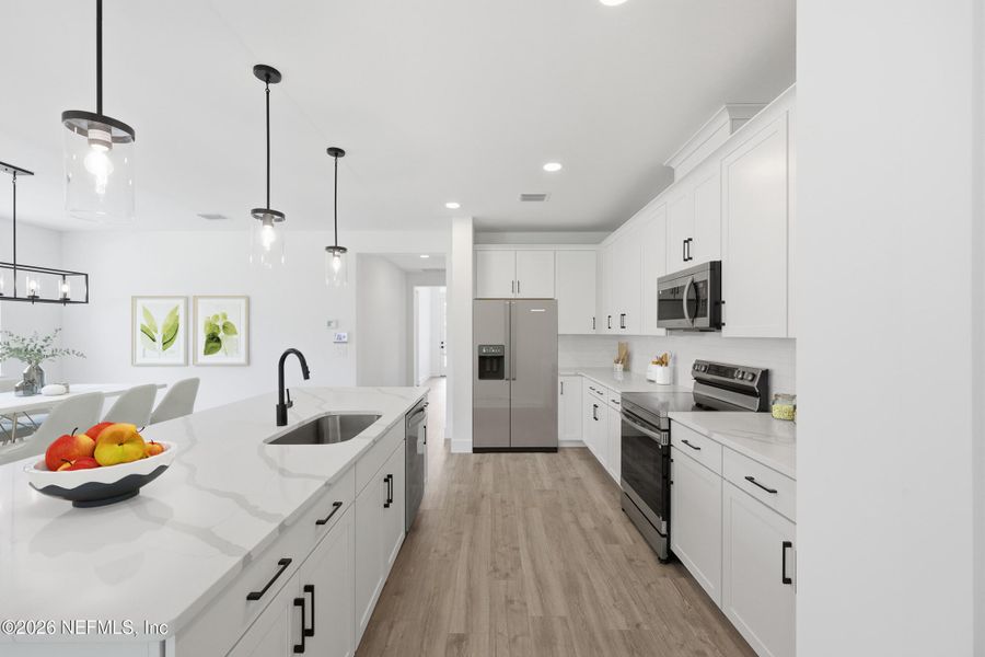 Furnished interior view inside a new home in Palm Coast Homes, Palm Coast (Image 15).