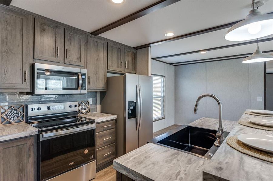 Furnished interior view inside a new home in , Azle (Image 4).