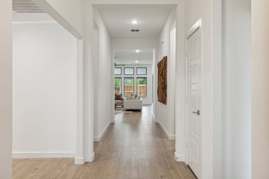 Entryway in the Gilmour home plan by Trophy Signature Homes – REPRESENTATIVE PHOTO