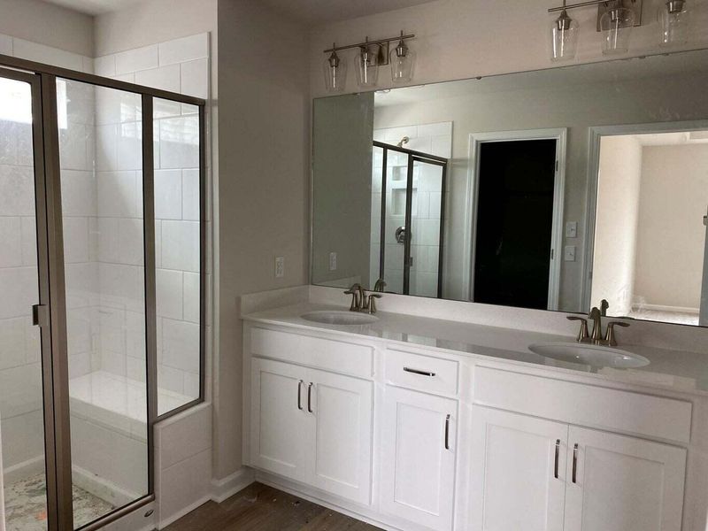 Furnished interior view inside a new home in Tea Farm: Presidents Series, Ravenel (Image 8).