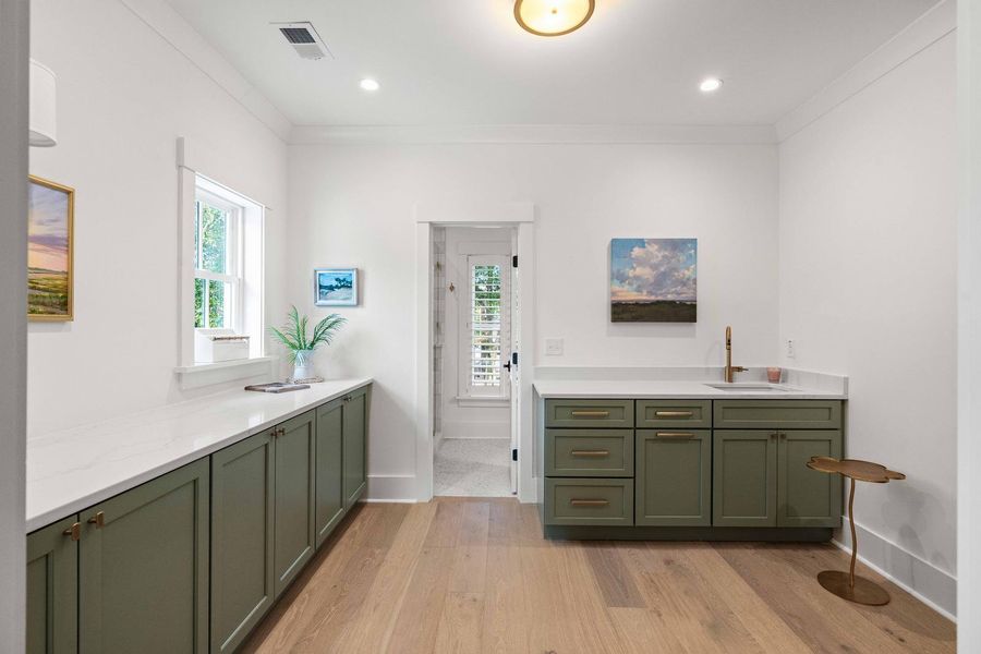 Furnished interior view inside a new home in , Mount Pleasant (Image 42).