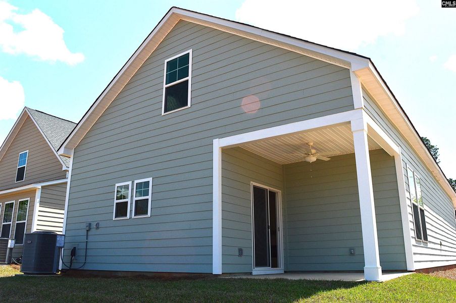 Exterior details and patio area of a home in Bickley Station, Irmo (Image 19).