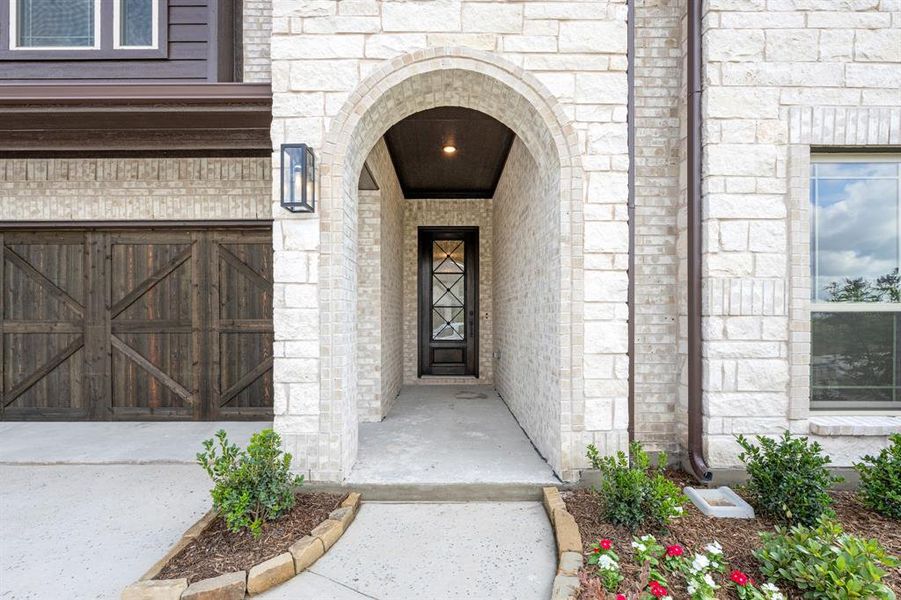 Exterior details and patio area of a home in Mosaic, Celina (Image 3). Exterior details and patio area of a home in Mosaic, Celina (Image 3).