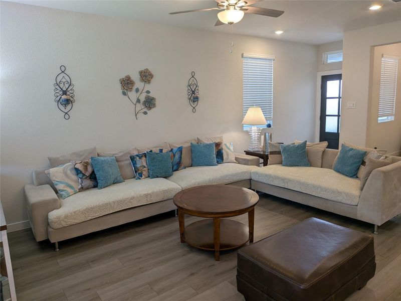 Furnished interior view inside a new home in McClendon Park Village, Houston (Image 14).