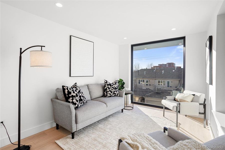 Furnished interior view inside a new home in , Denver (Image 38).