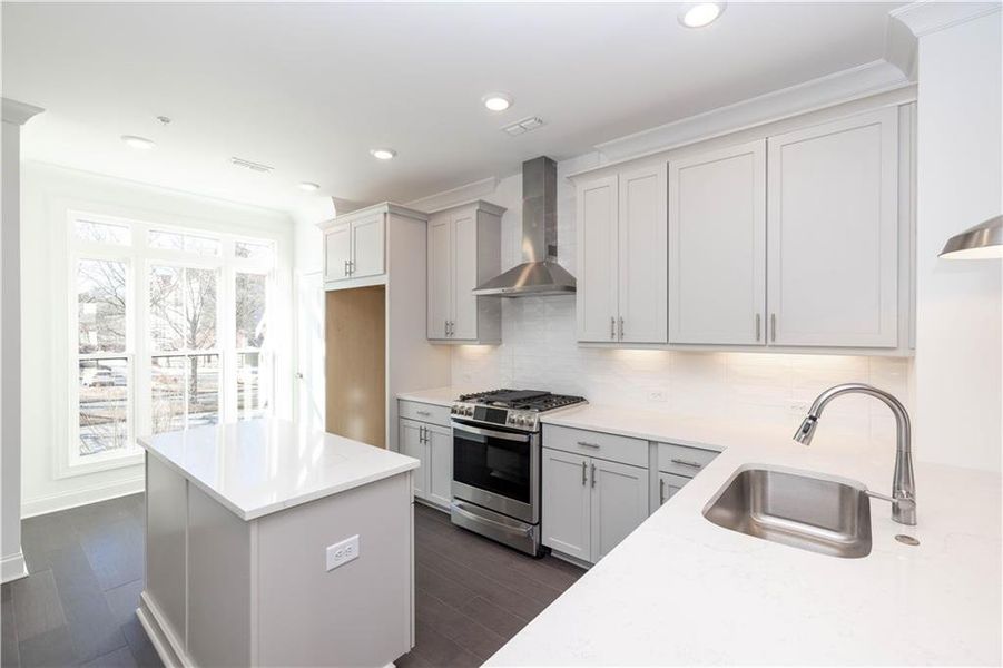Furnished interior view inside a new home in Ecco Park, Alpharetta (Image 16).