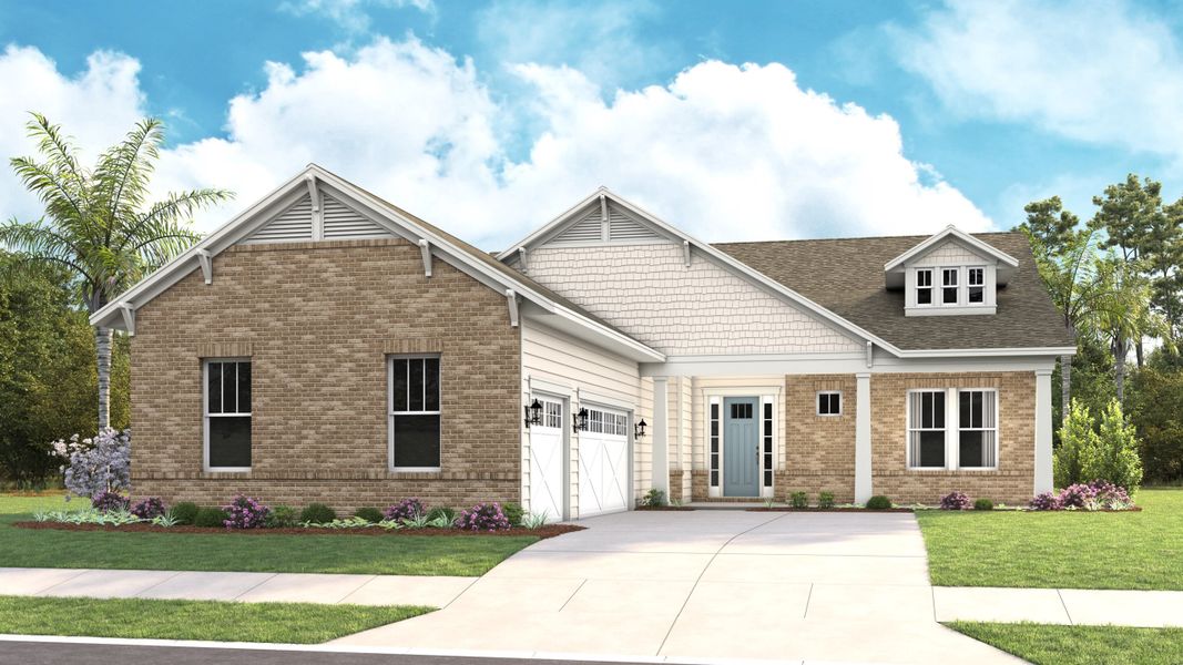 BB-Craftsman Courtyard Brick Elevation BB-Craftsman Courtyard Brick Elevation