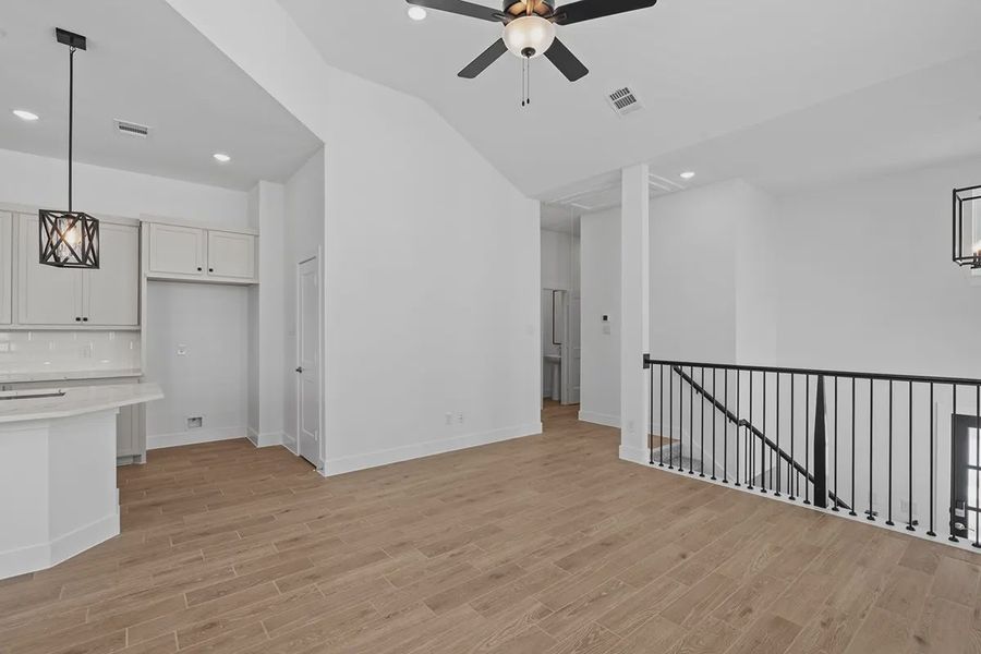 Spacious, unfurnished interior of a new home in Bridgeland Chateaus, Cypress (Image 17).