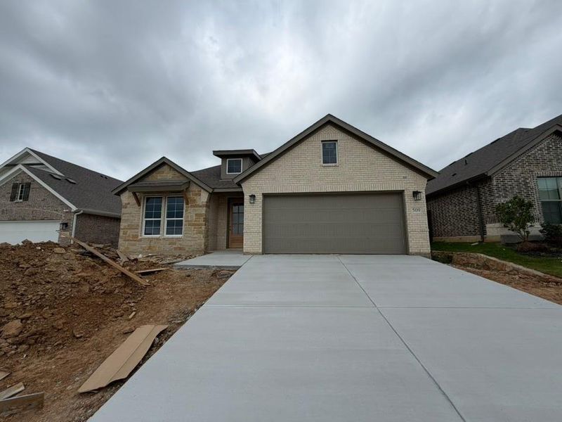 In-progress construction of a new home in Waterford Park, Weatherford, TX (Image 8).