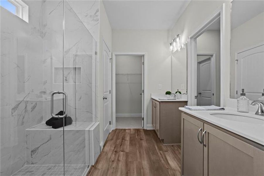 Furnished interior view inside a new home in Stratford at NatureWalk, Dallas (Image 12).