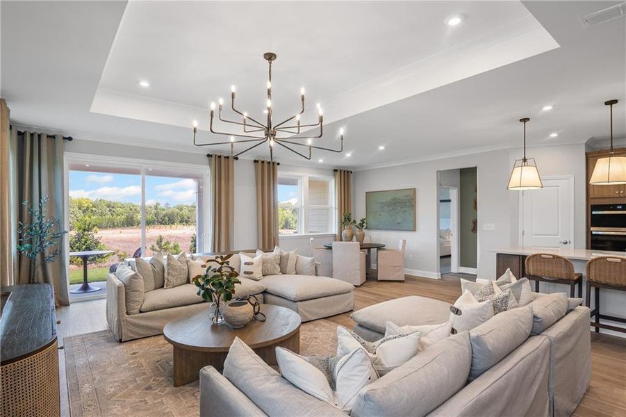 Furnished interior view inside a new home in Overland, Locust Grove (Image 7).