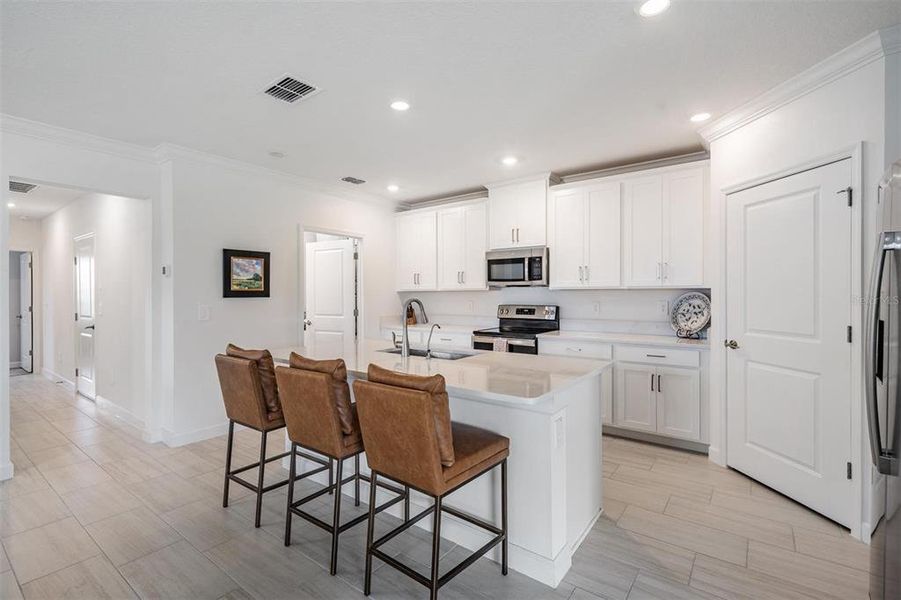 Furnished interior view inside a new home in , San Antonio (Image 27).
