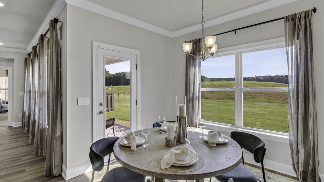Furnished interior view inside a new home in Hedge Rose, Somerville (Image 13).