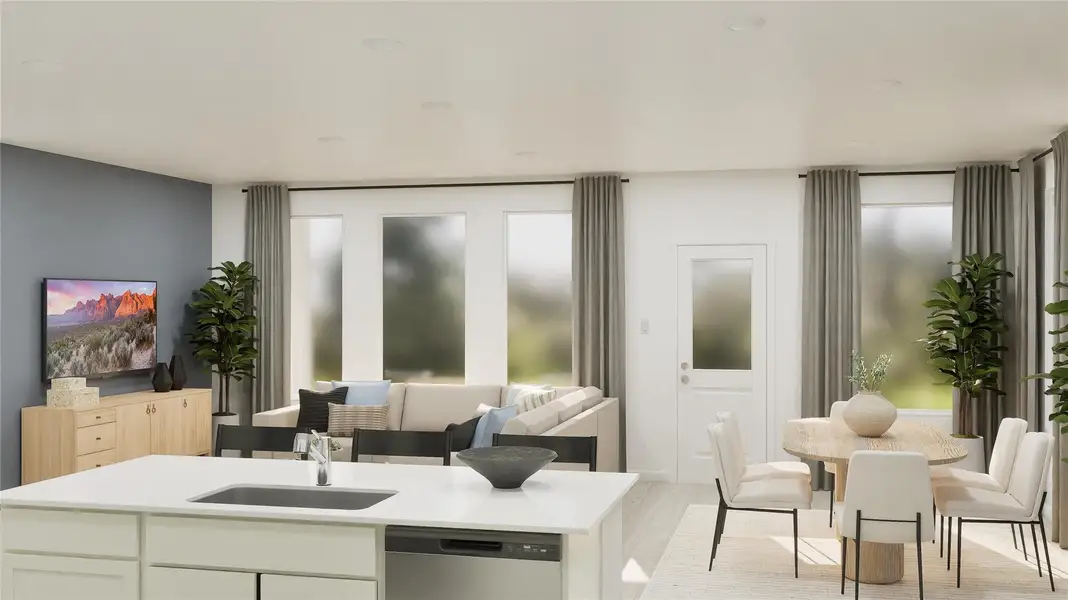 Furnished interior view inside a new home in Clayton Ranch: Classic Collection, Copperas Cove (Image 13). Furnished interior view inside a new home in Clayton Ranch: Classic Collection, Copperas Cove (Image 13).