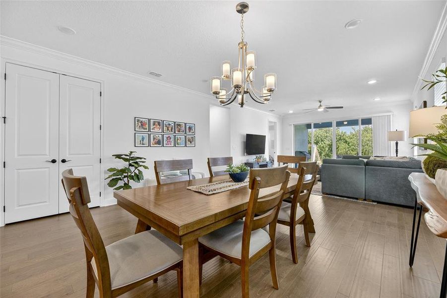 Furnished interior view inside a new home in Marisol Pointe at MiraBay Florida Series, Apollo Beach (Image 44).
