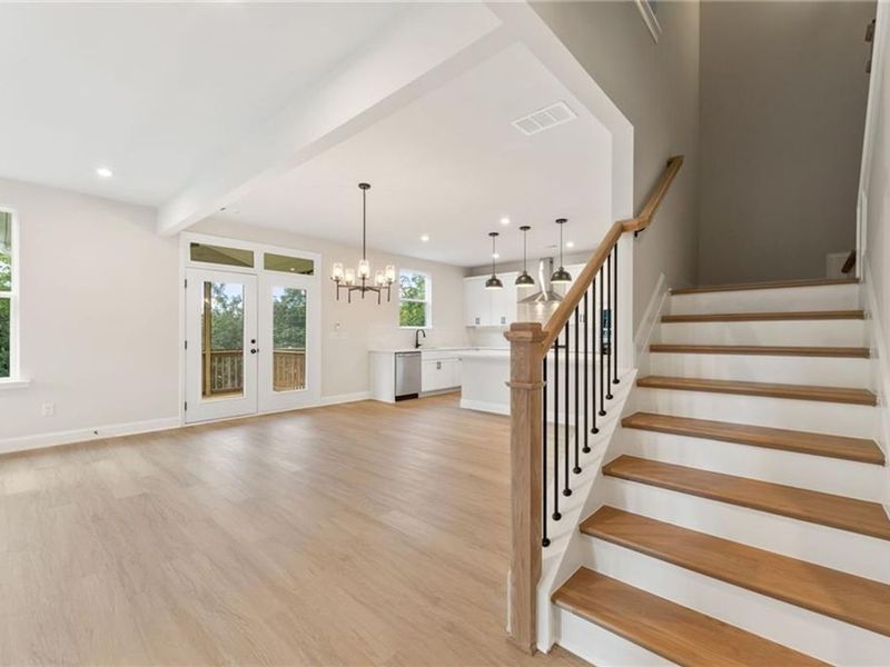 Spacious, unfurnished interior of a new home in Melody Lakeside Estates, Buford (Image 10).