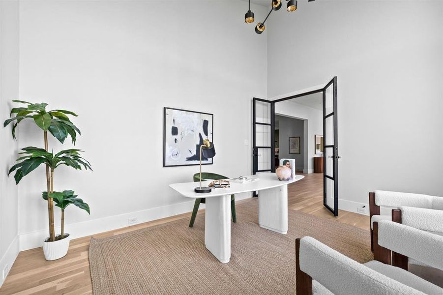 Furnished interior view inside a new home in , Dallas (Image 7). Furnished interior view inside a new home in , Dallas (Image 7).