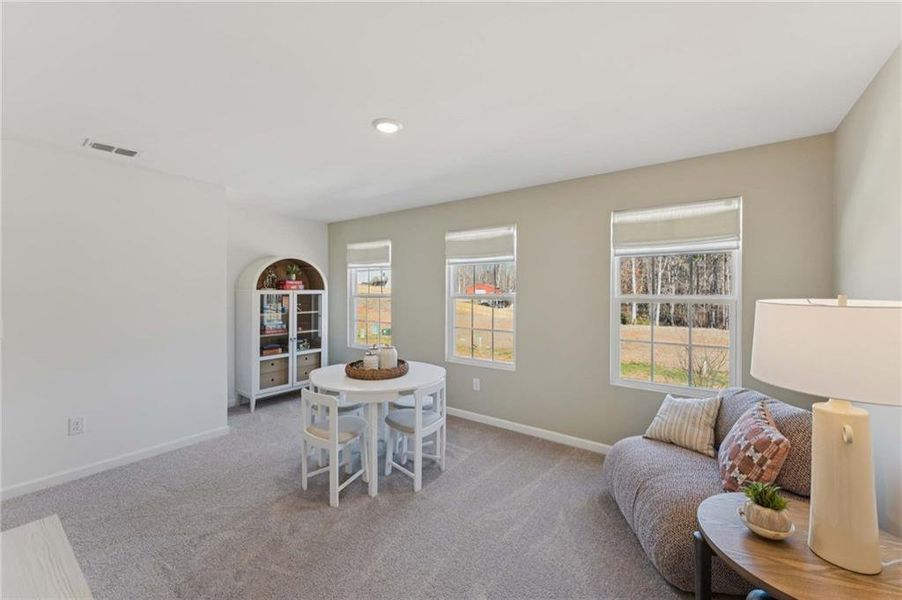 Furnished interior view inside a new home in , Dallas (Image 41).