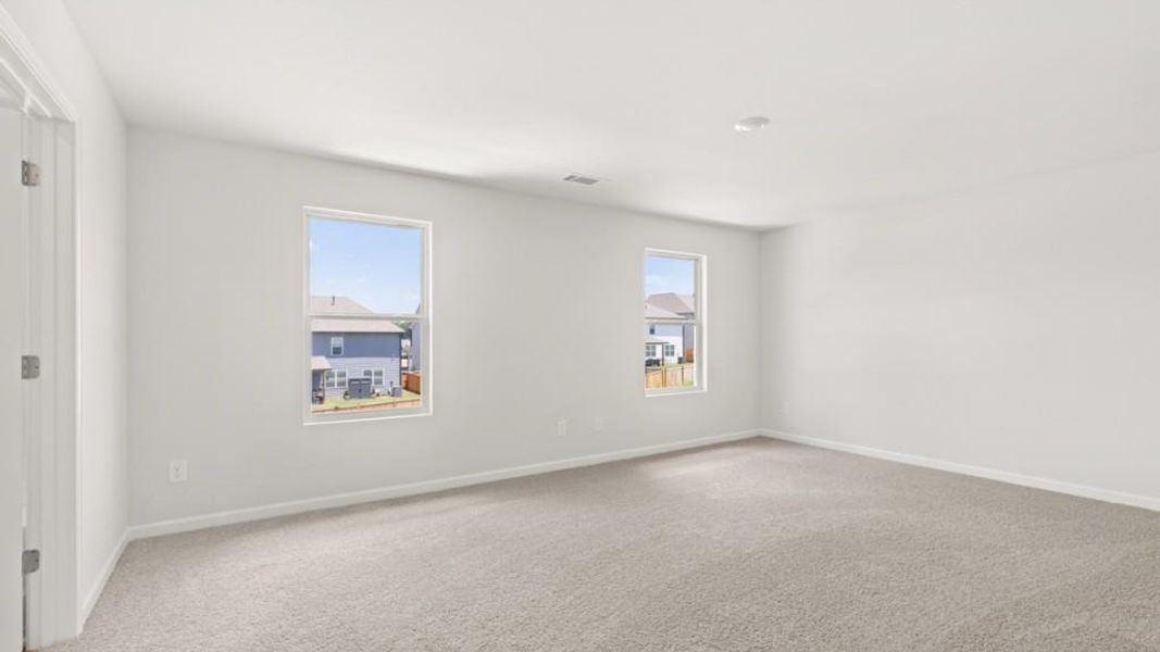 Spacious, unfurnished interior of a new home in Hamptons at Riverwood South, Dallas (Image 27). Spacious, unfurnished interior of a new home in Hamptons at Riverwood South, Dallas (Image 27).