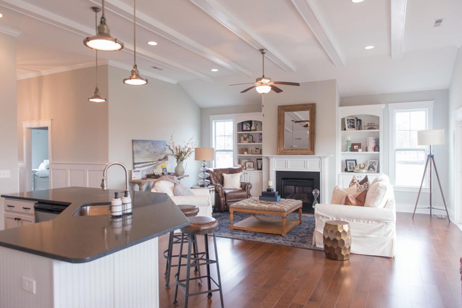 Representative furnished interior of a home built from the Helmsley by Bill Clark Homes in The Sanctuary at Sunset Beach, Sunset Beach (Image 100). Representative furnished interior of a home built from the Helmsley by Bill Clark Homes in The Sanctuary at Sunset Beach, Sunset Beach (Image 100).