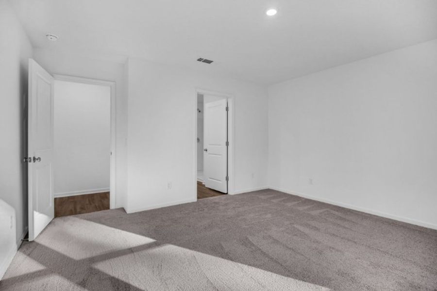 A room with white walls.