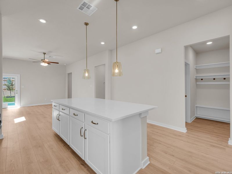 Furnished interior view inside a new home in Hunter's Ranch, San Antonio (Image 12).