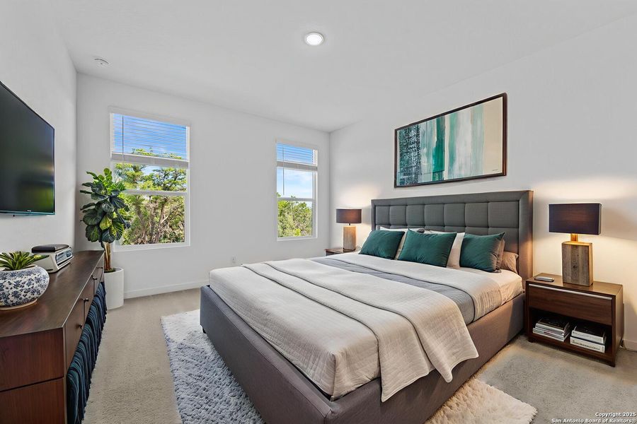 Furnished interior view inside a new home in Waterwheel: Coastline Collection, San Antonio (Image 11).