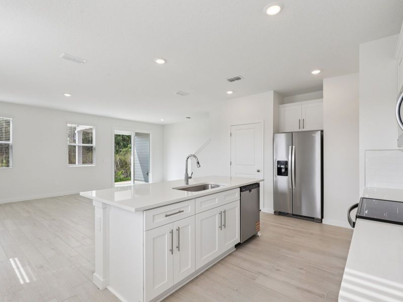 Furnished interior view inside a new home in Parkside at Shearwater, St. Augustine (Image 5).