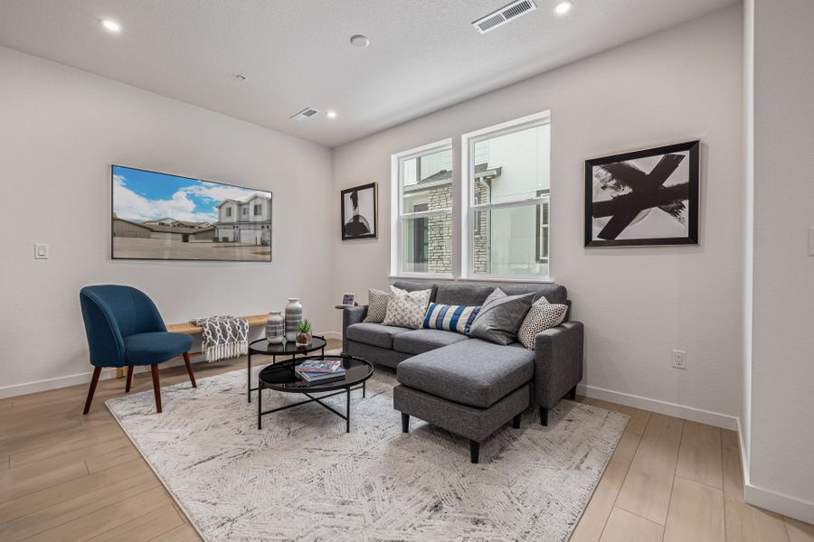 Furnished interior view inside a new home in The Vistas at West Mesa, Colorado Springs (Image 8).